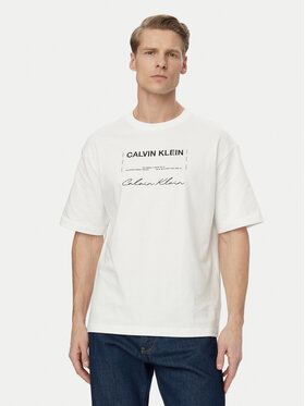 Calvin Klein Jeans Calvin Klein Jeans Póló LV04RE827G Fehér Regular Fit