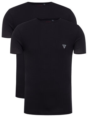 Guess Guess 2-dielna súprava tričiek Hero U97G02 JR003 Čierna Slim Fit