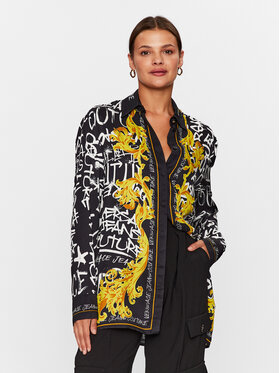 Versace Jeans Couture Versace Jeans Couture Риза 75HAL2P2 Черен Relaxed Fit