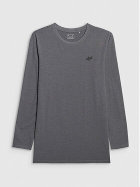 4F 4F Longsleeve NOS Szary ciemny Slim Fit