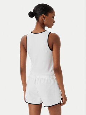 Karl Lagerfeld Jeans Karl Lagerfeld Jeans топ B2W17087 Бял Slim Fit