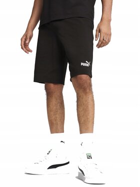 Puma Puma Szorty sportowe Ess No. 1 Logo Jersey Shorts 10" 682600 Czarny Regular Fit