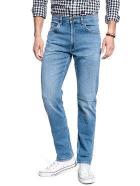 Lee Lee Jeansy BROOKLYN Niebieski Straight Fit