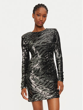 BARDOT BARDOT Sukienka koktajlowa 58950DB1 Czarny Regular Fit