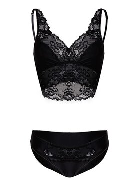 DKaren Lingerie DKaren Lingerie Komplet bielizny Rose Czarny