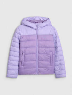 4F 4F Kurtka puchowa OUTERWEAR Fioletowy Regular Fit