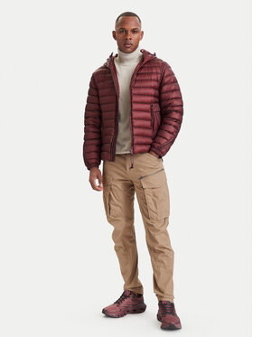 C.P. Company C.P. Company Vatovaná bunda 21CMOW126A110416A Bordová Regular Fit