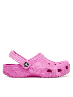 Crocs Crocs Šlepetės Kids' Classic Watercolor Marbled Clog 211602 Rožinė