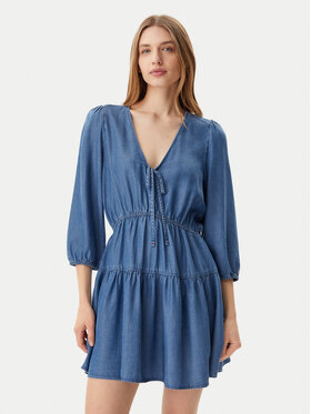 Tommy Jeans Tommy Jeans Igapäevane kleit DW0DW20612 Sinine Relaxed Fit