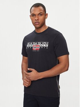 Napapijri Napapijri T-Shirt S-Aylmer NP0A4HTO Schwarz Regular Fit