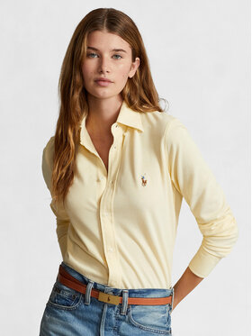 Polo Ralph Lauren Polo Ralph Lauren Košeľa Ls Knt Ox St 211924258002 Žltá Slim Fit