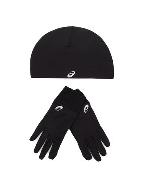 Asics Asics Ensemble bonnet + gants Running Pack 3013A035 Noir