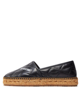 LOVE MOSCHINO Espadrile JA10582G0IIE0000 Črna