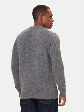 Barbour Barbour Pullover Essential Tisbury MKN0844GY12 Grau Regular Fit