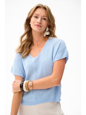 blue shadow blue shadow Bluzka Niga Niebieski Regular Fit