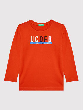 United Colors Of Benetton United Colors Of Benetton Majica 3I1XC105U Crvena Regular Fit