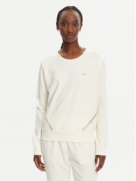 Liu Jo Sport Liu Jo Sport Majica dugih rukava TA5039 JS182 Bijela Relaxed Fit