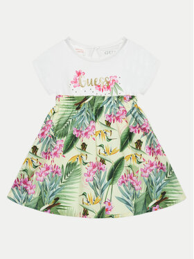 Guess Guess Ежедневна рокля K4GK22 K6YW0 Бял Regular Fit