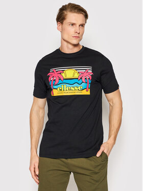 Ellesse Ellesse T-Shirt Sechsaro SHM13825 Černá Regular Fit