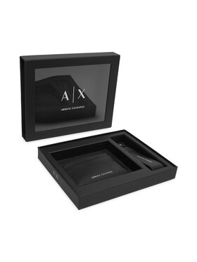 Armani Exchange Armani Exchange Kartenetui und Schlüsselanhänger Set XM002217 AF22541 UC001 Schwarz