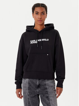Karl Lagerfeld Jeans Karl Lagerfeld Jeans Світшот A2W20053 Чорний Regular Fit