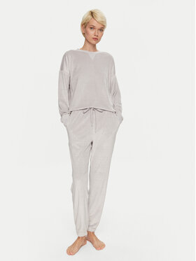 DKNY DKNY Pijama YI90034 Gri Relaxed Fit