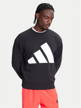 adidas adidas Bluza Essentials Big Logo JE8949 Czarny Regular Fit