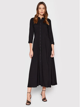 YAS YAS Krekla kleita Savanna 26022663 Melns Regular Fit