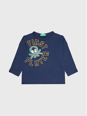 United Colors Of Benetton United Colors Of Benetton Bluse 3VR5G106B Dunkelblau Regular Fit