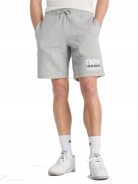 New Balance New Balance Szorty MS51940AG Szary Standard Fit