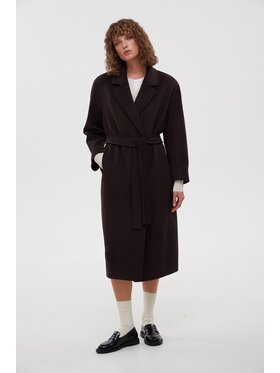 Estro Estro Kabát ER00115951 Hnedá Loose Fit