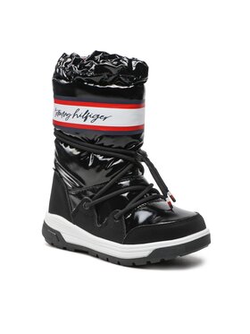 Tommy Hilfiger Tommy Hilfiger Śniegowce Snow Boot 3A6-32436-1485 M Czarny