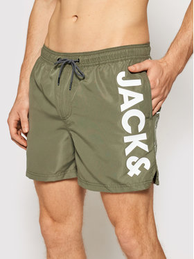 Jack&Jones Jack&Jones Plavecké šortky Bali 12183806 Zelená Regular Fit