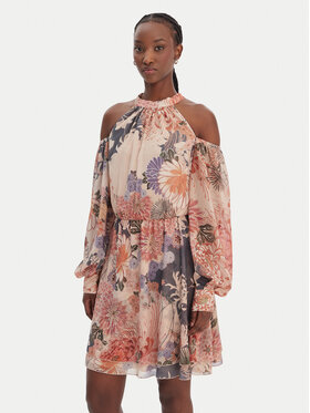 Guess Guess Rochie cocktail W6GK05 W1577 Bej Regular Fit