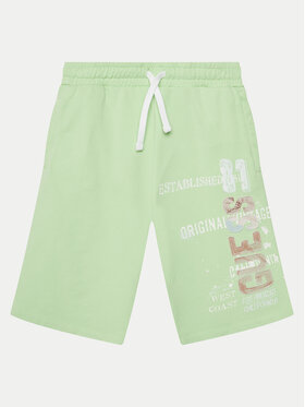 Guess Guess Pantaloncini di tessuto L5GD06 KA6R4 Verde Regular Fit