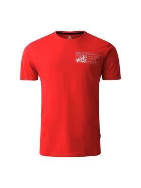 Dare2B Dare2B T-Shirt Movement III Czerwony Short Fit