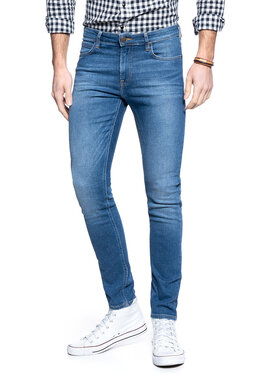 Lee Lee Jeansy MALONE Niebieski Skinny Fit