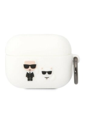 KARL LAGERFELD KARL LAGERFELD Etui na słuchawki AirPods Pro Biały