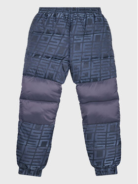 Guess Guess Pantaloni pentru iarnă H2BJ08 WEZK0 Bleumarin Regular Fit