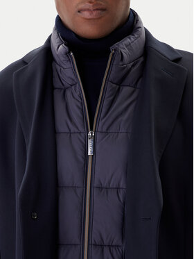 Bugatti Bugatti Villane mantel 821628-84221 M Tumesinine Regular Fit