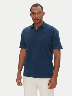 BOSS BOSS Polo Pe_Doubletowel 50539869 Niebieski Relaxed Fit