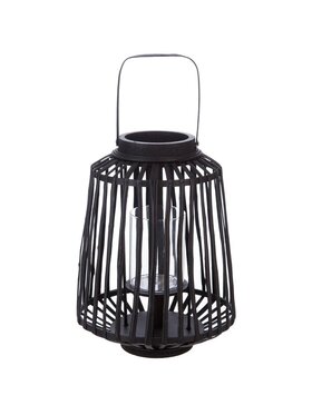 MIAhome MIAhome Lampion drewniany DION Czarny