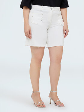 Fiorella Rubino Fiorella Rubino Pantaloni di tessuto P718T005328N011 Bianco Regular Fit