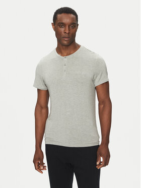 Calvin Klein Underwear Calvin Klein Underwear Тишърт Henley LV00NM2803 Сив Regular Fit