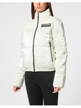 Plein Sport Plein Sport Kurtka bomber 14203 Biały Regular Fit