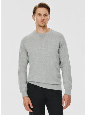 Pako Lorente Pako Lorente Sweter P24WF-2X-028 Szary Classic Fit