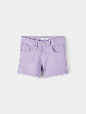NAME IT NAME IT Дънкови шорти Nkfrose 13212157 Виолетов Regular Fit