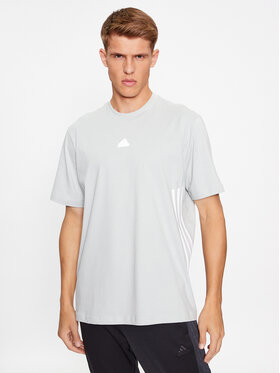 adidas adidas Tričko Future Icons 3-Stripes IN1616 Sivá Loose Fit