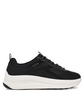Calvin Klein Calvin Klein Sneakersy Andrea - Chunky Ck Stripe Runner Trainers HM0HM02158 Czarny