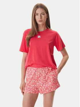 DKNY DKNY Pizsama YI90095 Koral Regular Fit